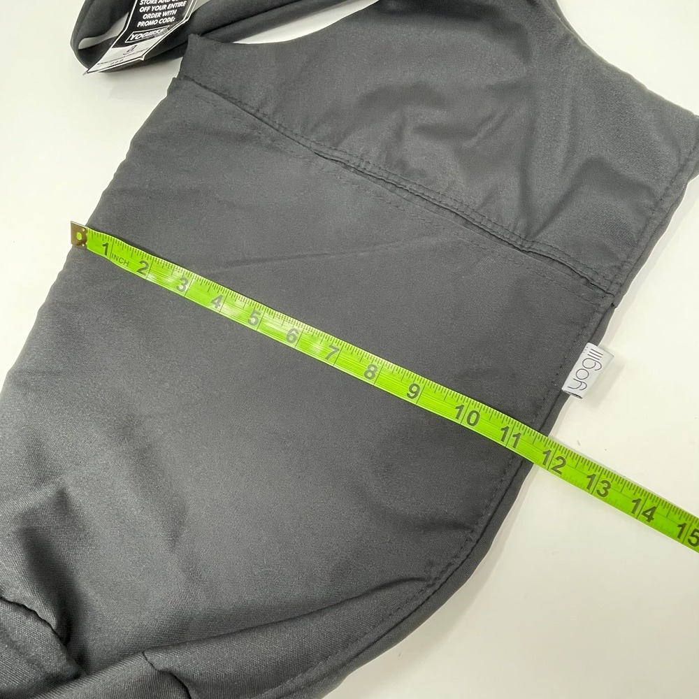 The Yogiii Tote Collection NEW Black Yoga Mat Tote Sling Bag w Tag Nylon - Picture 6 of 7